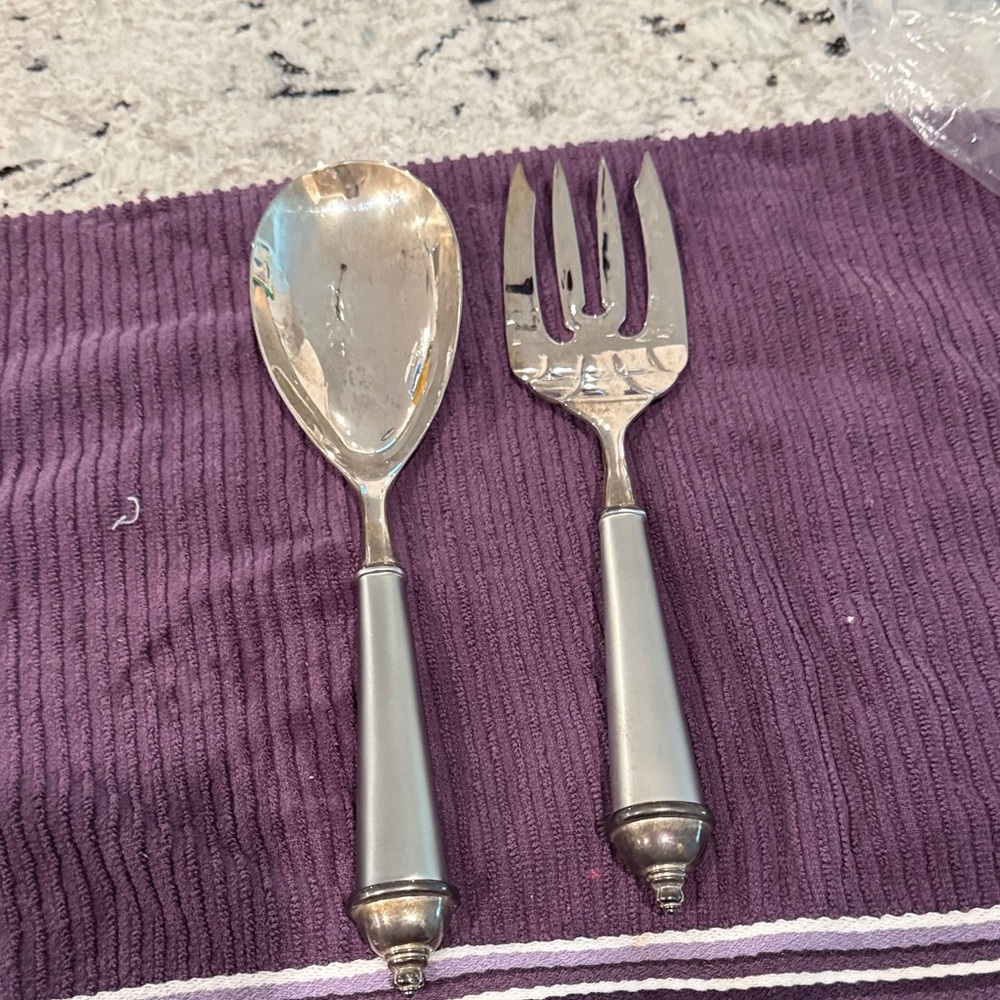 Towle Elegant Silver Spoon and Fork Set
